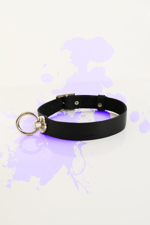 "Da Bomb" Leather Choker