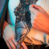 "Parasite" Leather Tie - Image 2